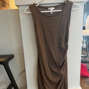 Body con brown t-shirt dress